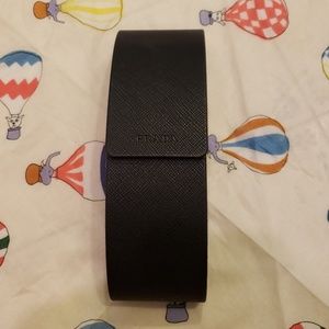 Prada glasses case w/ original cleaning cloth